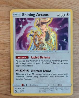 Pokemon Shining Arceus (SLG 57) Shining Legends NM