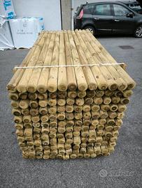 pali di pino torniti in autoclave