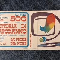 Biglietto Lotteria Italia 1966