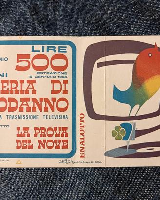 Biglietto Lotteria Italia 1966