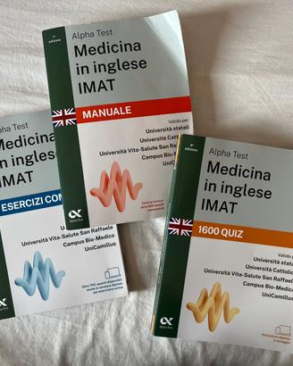 Medicina in inglese IMAT 2026/2027 Alpha Test