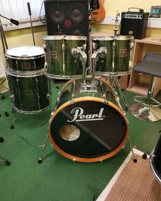 Batteria Pearl Export Series – Green Fade