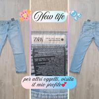 Pantaloni Zara Azzurri Taglia 34
