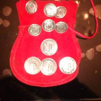 Set bottoni in argento regimental Nizza Cavalleria