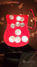 Set bottoni in argento regimental Nizza Cavalleria