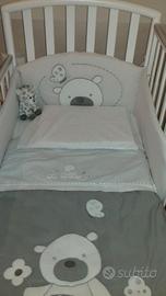 culla bambino bianca PALI con materasso lattice