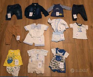 Vestiti neonato estivo 3-6 mesi+giubotto BRUMS  (1