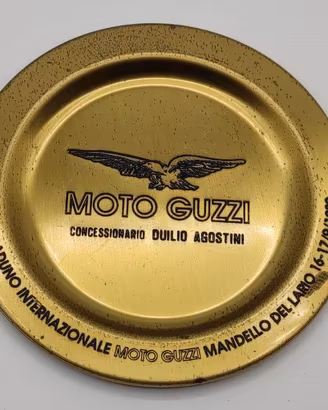 Moto Guzzi piattino IV raduno 1989 vintage