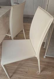 Sedie panna in ecopelle