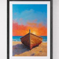 POSTER BARCA ALL' ORIZZONTE