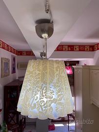 3 lampadari Glamour policarbonato