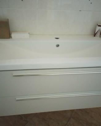 mobile bagno sospeso  salvaspazio con lavabo