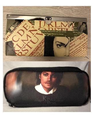 Michael Jackson: Portapenne + Portafoglio