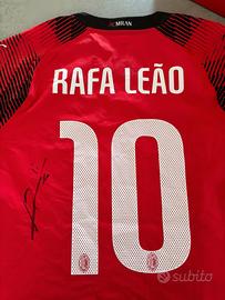 Maglia gara AC Milan - autografo Rafa Leão