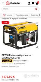Generatore trifase nuovo sigillato 4.4 kw