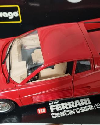 Modellino Ferrari Testarossa 1/18