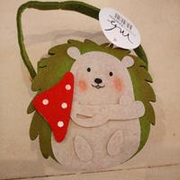 set lavette in cestino di feltro