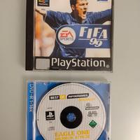 FIFA99 e Eagle One Harrier Attack PS1