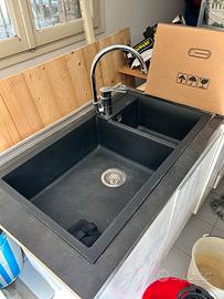 Lavello Blanco con miscelatore Grohe