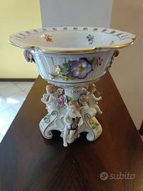 alzata ceramica Capodimonte 