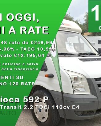 CAMPER CI FORD SEMINTEGRALE SEMIDINETTE LETTO MATR