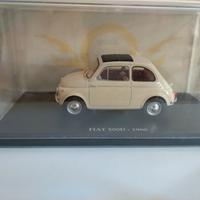 modellino auto 1/24 fiat 500 D del 1960