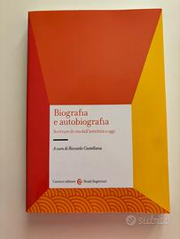 Libro universitario “Biografia e autobiografia”
