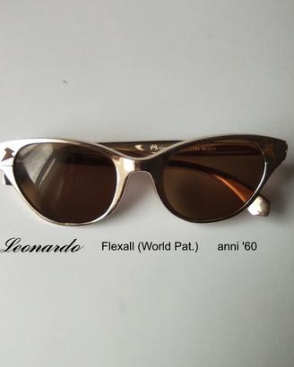 Occhiali da sole vintage Leonardo Cat-Eye