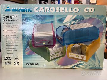 Contenitore porta cd dvd automatico