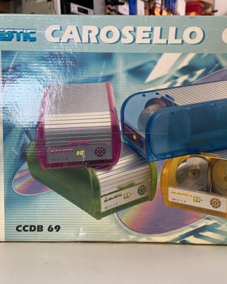 Contenitore porta cd dvd automatico