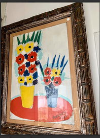 SanteMONACHESImaestosoDIPINTOolioFIRMATOeDATAO1971