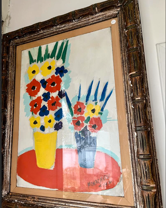 SanteMONACHESImaestosoDIPINTOolioFIRMATOeDATAO1971