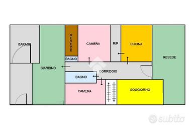 PORZIONE DI BIFAMILIARE A PRATO