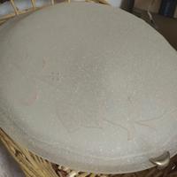 Plafoniera in vetro satinato 