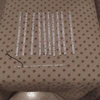 10 STRIP LED + CONNETTORE PARALLELO 