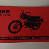 AERMACCHI HARLEY DAVIDSON MODELLO 125 DE LUXE USO 