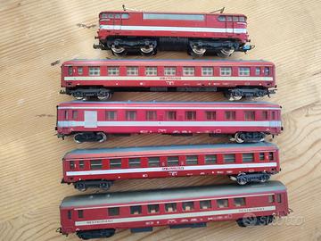 LIMA H0 LE CAPITOLE CONVOGLIO SNCF PASSEGGERI