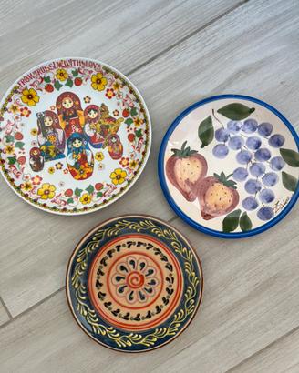 Piatti decorativi da parete