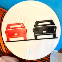 Cartello stradale vintage