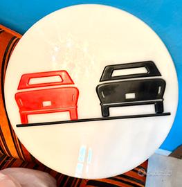 Cartello stradale vintage