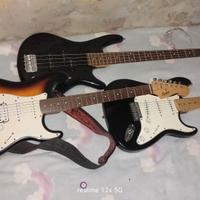  chitarre elettriche fender più basso ibanez