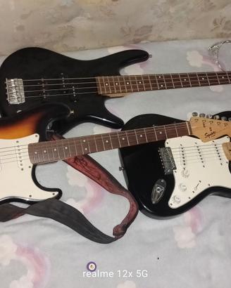  chitarre elettriche fender più basso ibanez