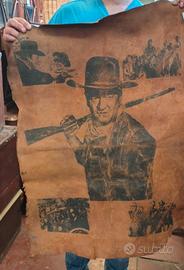 poster in pelle John wayne