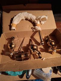 Set rubinetti e scarico ottone gioira &redi
