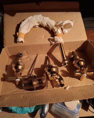 Set rubinetti e scarico ottone gioira &redi