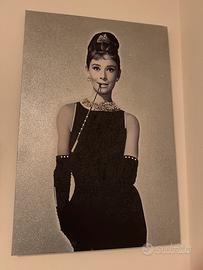 Quadro 90x60 cm con strass