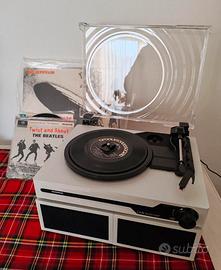 Lettore giradischi nuovo bluetooth e vinile