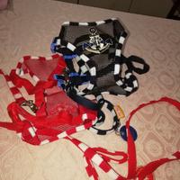 parure pettorina e guinzaglio mis m