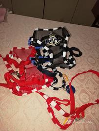 parure pettorina e guinzaglio mis m