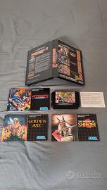 SEGA Mega Drive Shinobi Streets of Rage Golden Axe